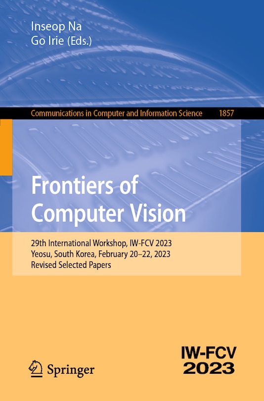Front cover_Frontiers of Computer Vision