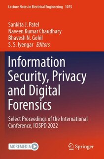 Couverture_Information Security, Privacy and Digital Forensics