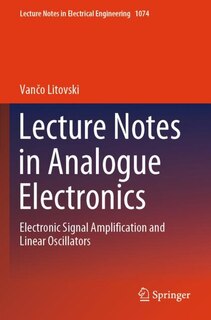 Couverture_Lecture Notes in Analogue Electronics