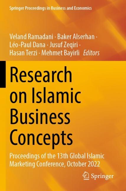 Couverture_Research on Islamic Business Concepts