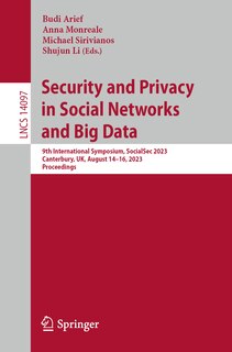 Front cover_Security and Privacy in Social Networks and Big Data