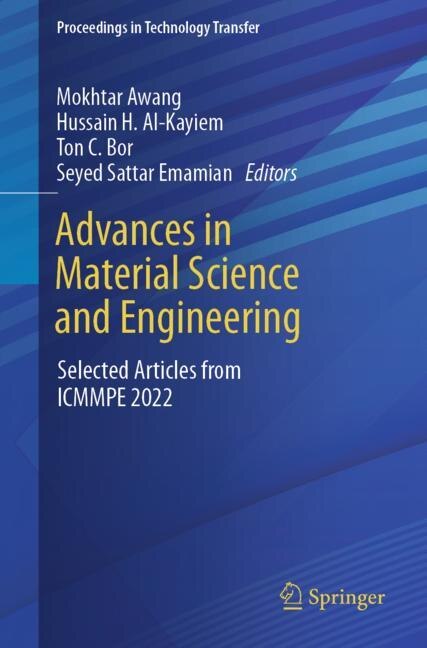 Couverture_Advances in Material Science and Engineering