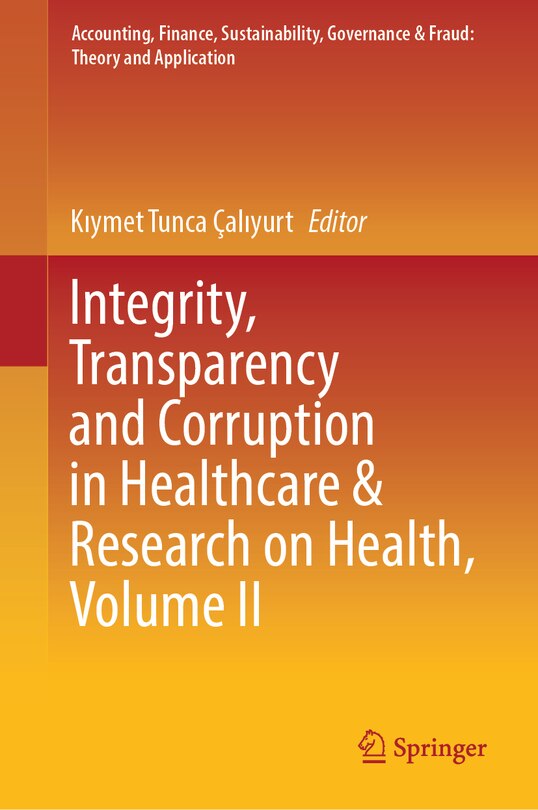 Couverture_Integrity, Transparency and Corruption in Healthcare and Research on Health, Volume II