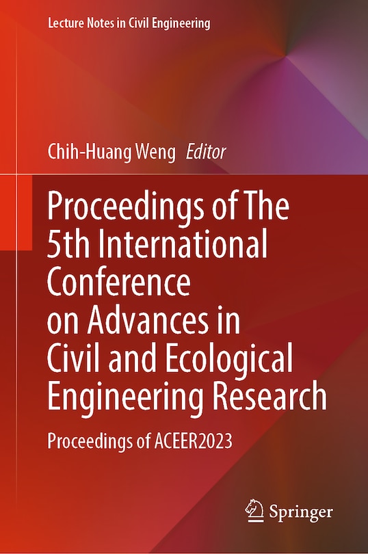 Front cover_Proceedings of The 5th International Conference on Advances in Civil and Ecological Engineering Research