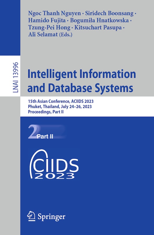 Front cover_Intelligent Information and Database Systems