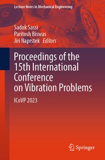Couverture_Proceedings of the 15th International Conference on Vibration Problems