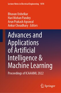 Front cover_Advances and Applications of Artificial Intelligence and Machine Learning