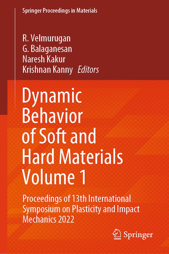 Front cover_Dynamic Behavior of Soft and Hard Materials Volume 1