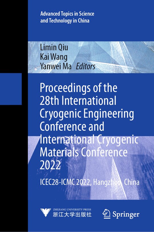 Couverture_Proceedings of the 28th International Cryogenic Engineering Conference and International Cryogenic Materials Conference 2022