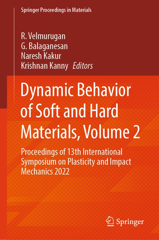 Front cover_Dynamic Behavior of Soft and Hard Materials, Volume 2