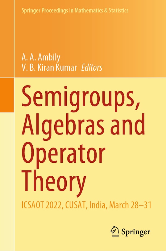Couverture_Semigroups, Algebras and Operator Theory