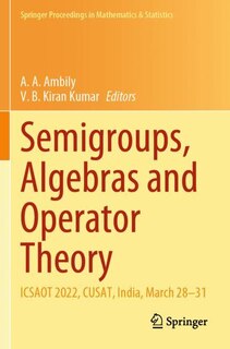 Front cover_Semigroups, Algebras and Operator Theory