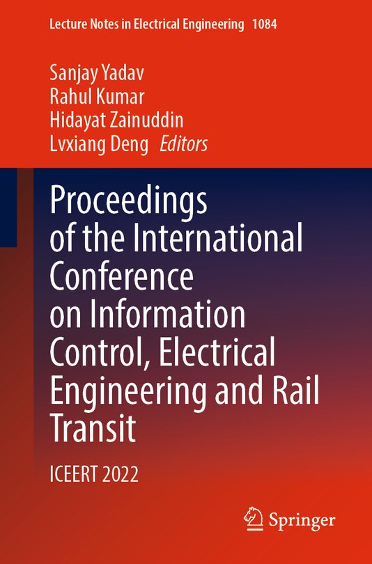 Couverture_Proceedings of the International Conference on Information Control, Electrical Engineering and Rail Transit