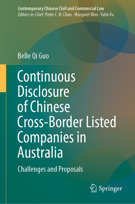 Front cover_Continuous Disclosure of Chinese Cross-Border Listed Companies in Australia