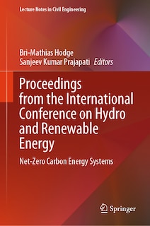 Couverture_Proceedings from the International Conference on Hydro and Renewable Energy