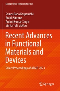 Couverture_Recent Advances in Functional Materials and Devices
