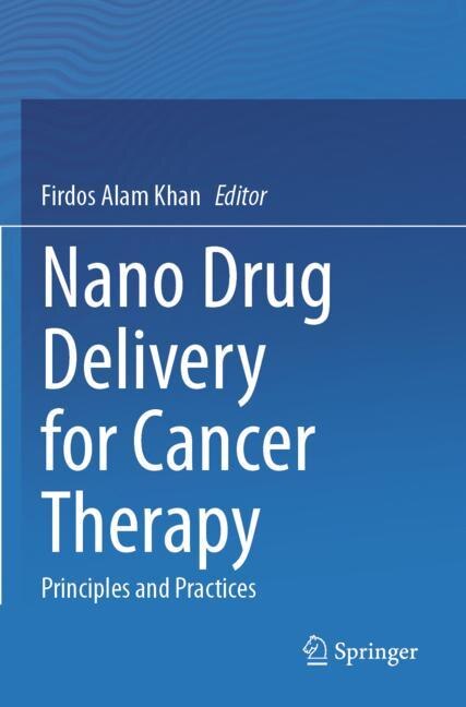 Couverture_Nano Drug Delivery for Cancer Therapy