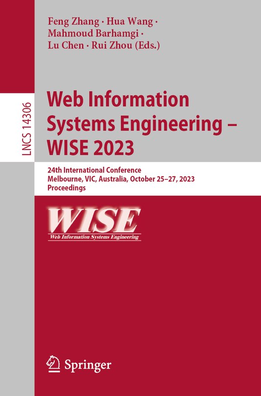 Front cover_Web Information Systems Engineering - WISE 2023