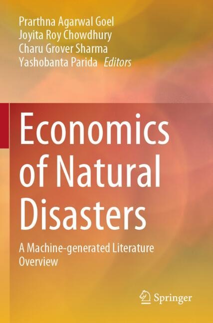 Couverture_Economics of Natural Disasters