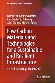 Front cover_Low Carbon Materials and Technologies for a Sustainable and Resilient Infrastructure