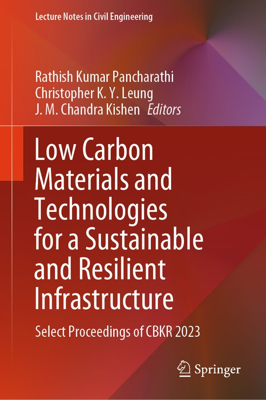 Front cover_Low Carbon Materials and Technologies for a Sustainable and Resilient Infrastructure