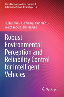 Front cover_Robust Environmental Perception and Reliability Control for Intelligent Vehicles