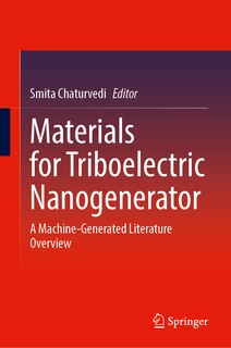 Front cover_Materials for Triboelectric Nanogenerator