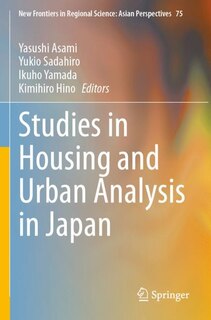 Front cover_Studies in Housing and Urban Analysis in Japan