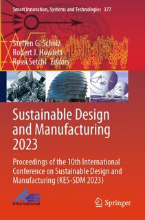 Front cover_Sustainable Design and Manufacturing 2023