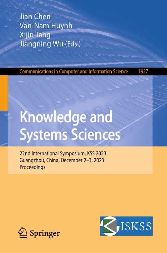 Couverture_Knowledge and Systems Sciences