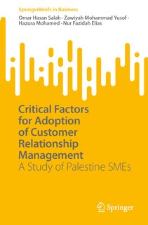 Couverture_Critical Factors for Adoption of Customer Relationship Management