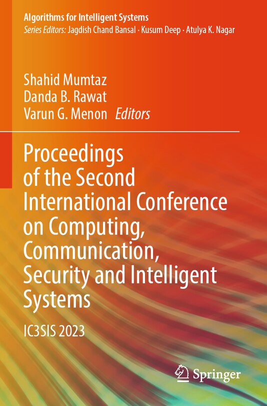 Couverture_Proceedings of the Second International Conference on Computing, Communication, Security and Intelligent Systems