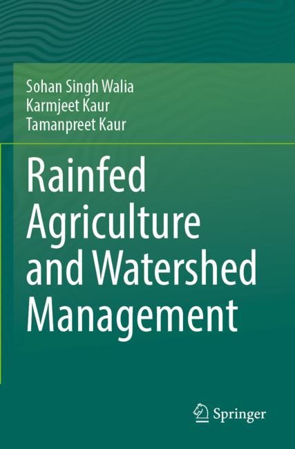 Front cover_Rainfed Agriculture and Watershed Management