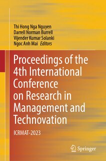 Front cover_Proceedings of the 4th International Conference on Research in Management and Technovation