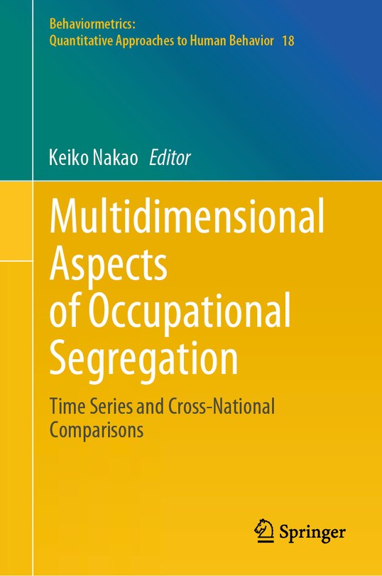 Couverture_Multidimensional Aspects of Occupational Segregation