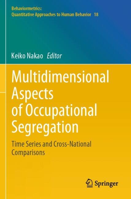 Couverture_Multidimensional Aspects of Occupational Segregation
