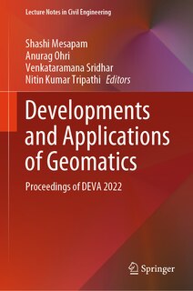 Couverture_Developments and Applications of Geomatics