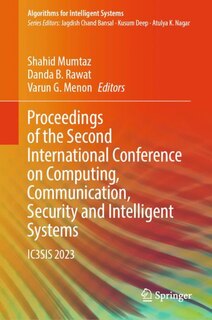 Couverture_Proceedings of the Second International Conference on Computing, Communication, Security and Intelligent Systems