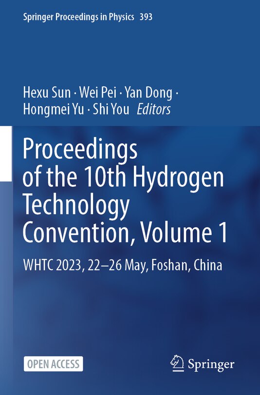 Front cover_Proceedings of the 10th Hydrogen Technology Convention, Volume 1