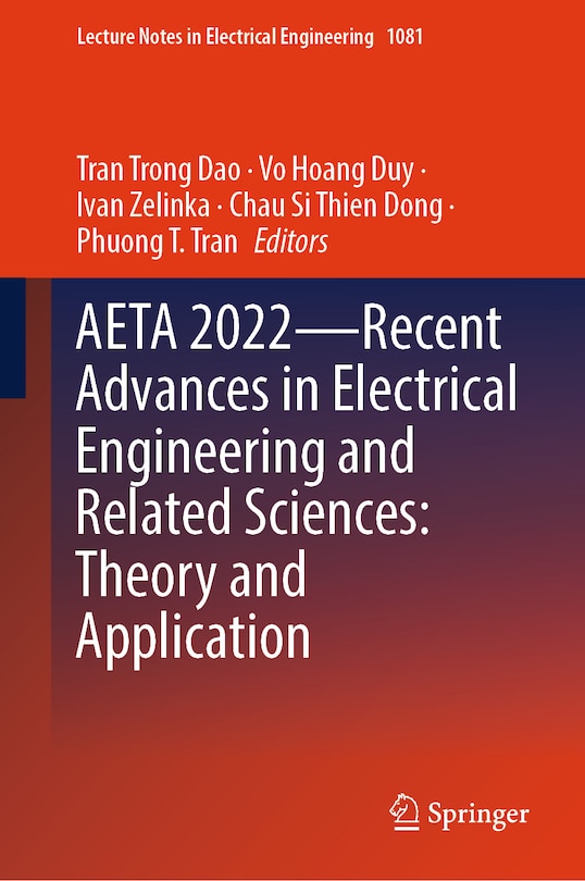 Couverture_AETA 2022-Recent Advances in Electrical Engineering and Related Sciences