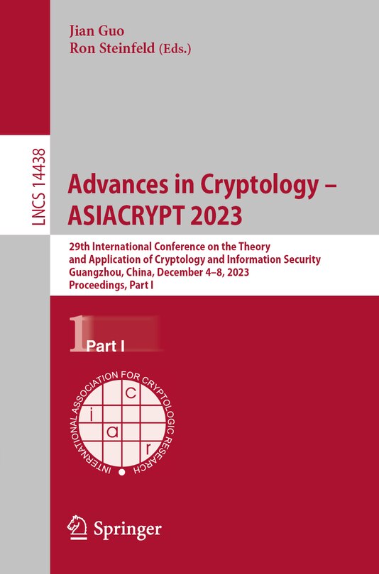 Couverture_Advances in Cryptology - ASIACRYPT 2023
