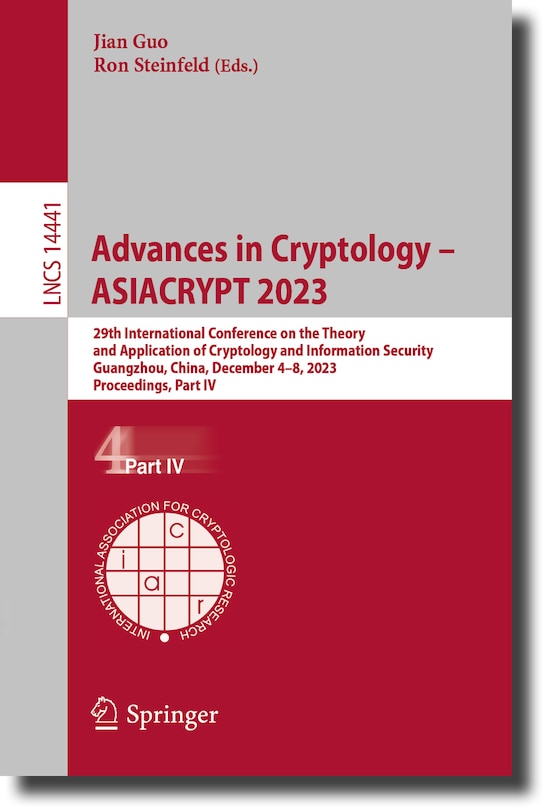 Front cover_Advances in Cryptology - ASIACRYPT 2023