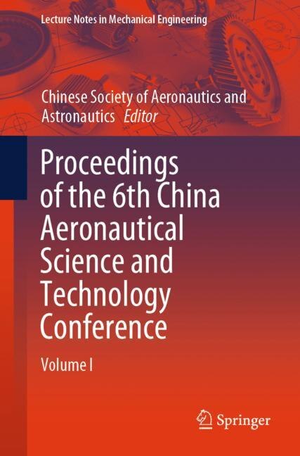 Couverture_Proceedings of the 6th China Aeronautical Science and Technology Conference