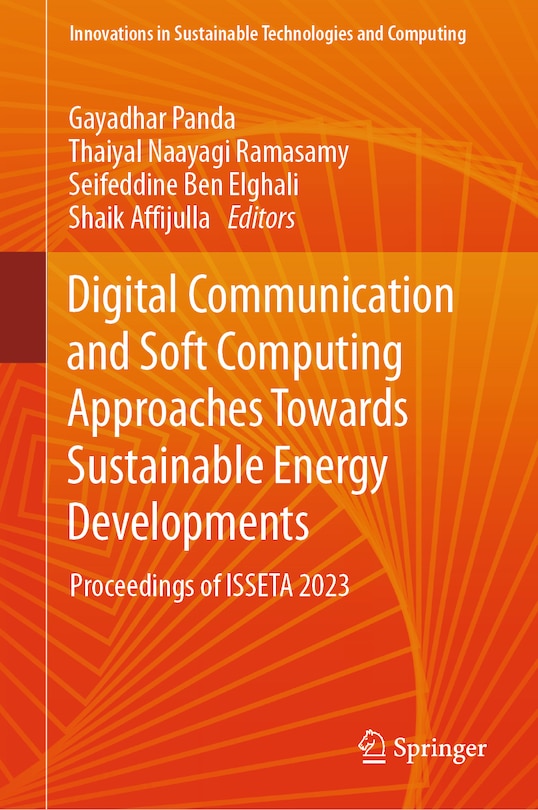 Front cover_Digital Communication and Soft Computing Approaches towards Sustainable Energy Developments