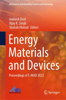 Couverture_Energy Materials and Devices