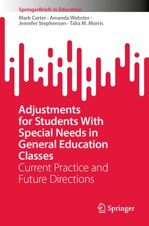 Couverture_Adjustments for Students With Special Needs in General Education Classes