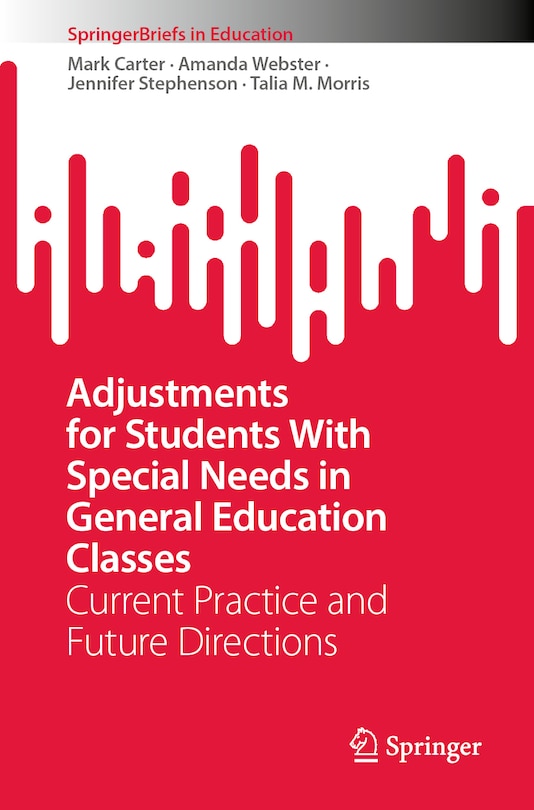 Couverture_Adjustments for Students With Special Needs in General Education Classes