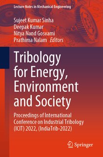 Front cover_Tribology for Energy, Environment and Society