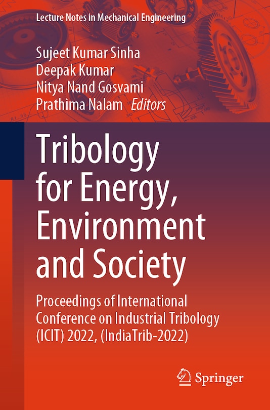 Front cover_Tribology for Energy, Environment and Society