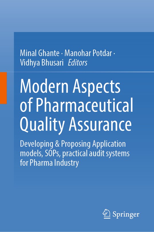 Front cover_Modern Aspects of Pharmaceutical Quality Assurance